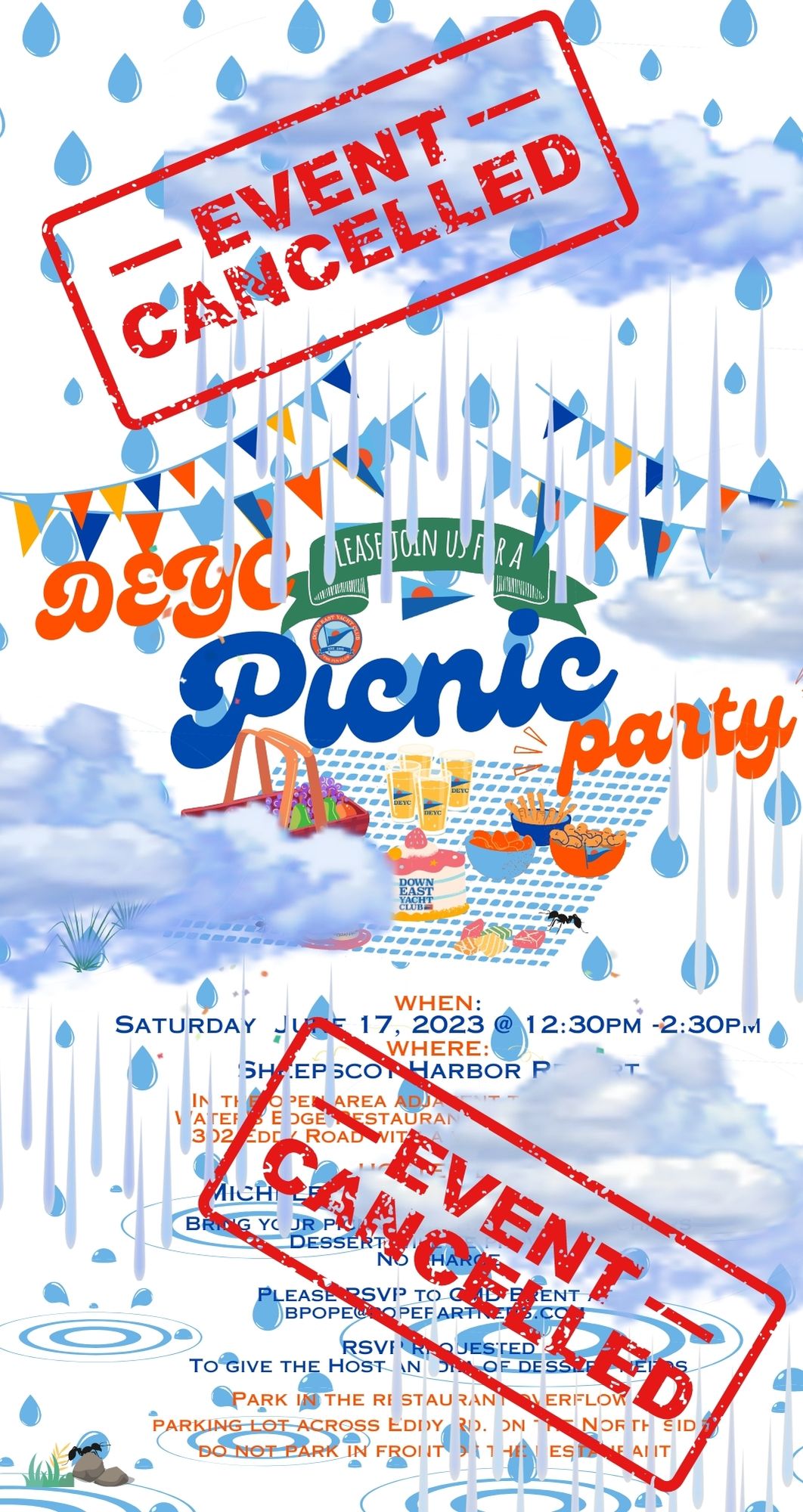 2023 Cancelled DEYC June Picnic Party