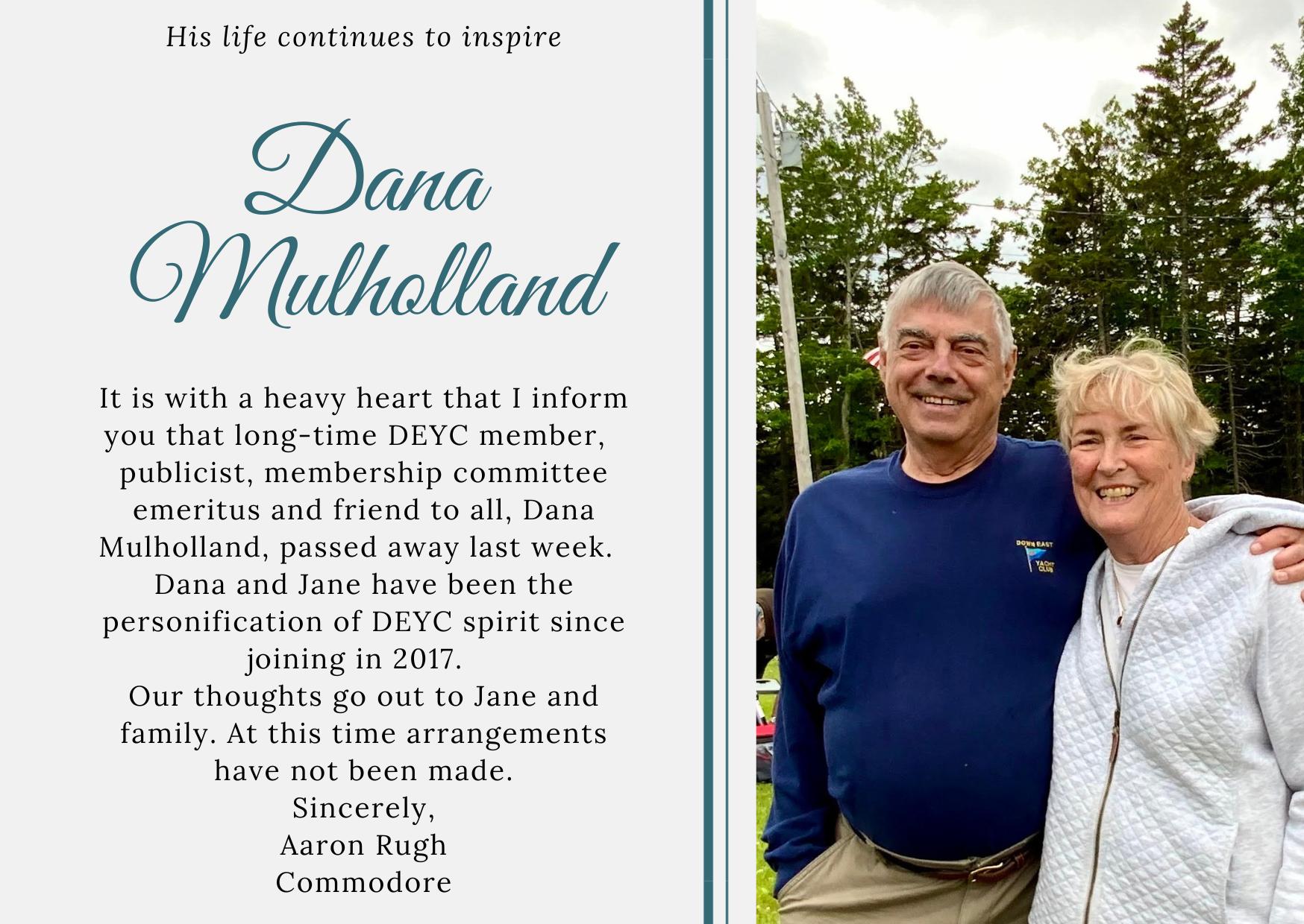 Memory of Dana Mulholland